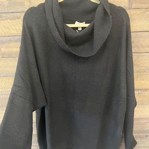 Cowlneck Loose Fit Pullover Sweater
